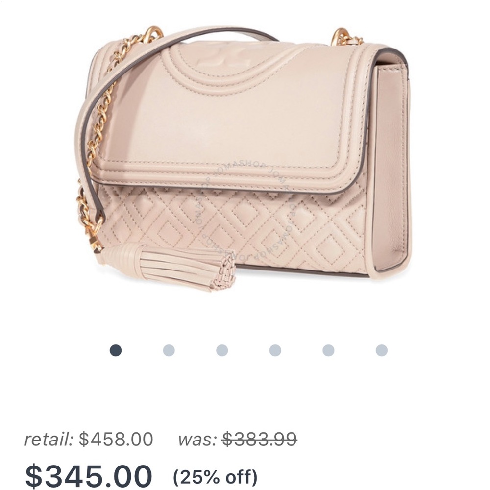 Tory Burch small convertible Fleming shoul…